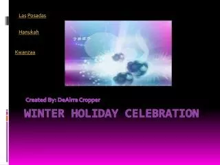 WINTER HOLIDAY CELEBRATION