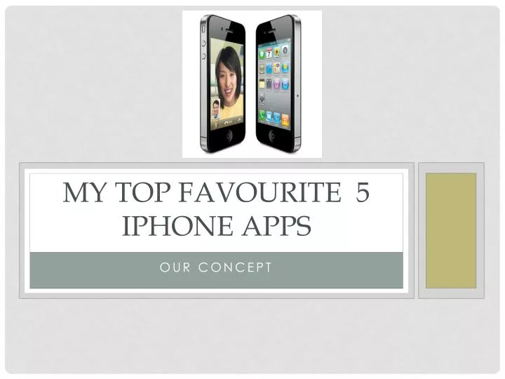 my top favourite 5 iphone apps