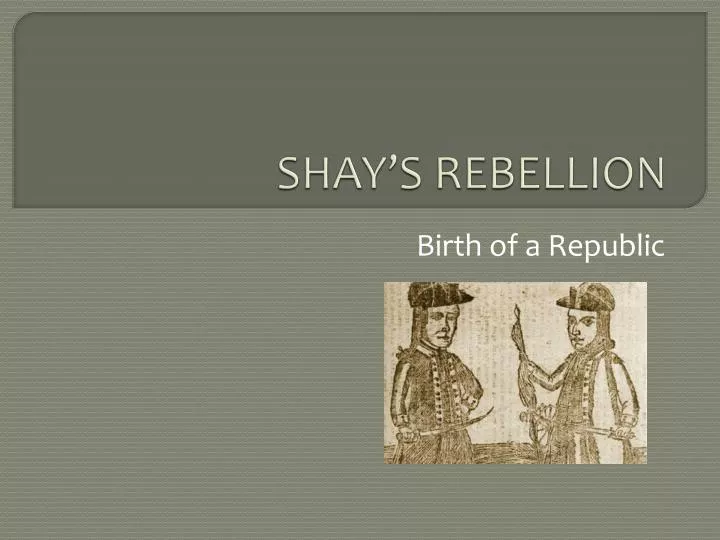 shay s rebellion