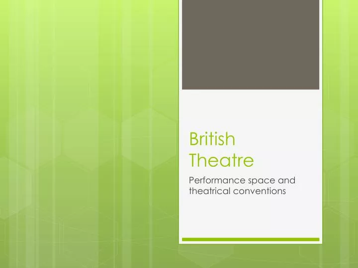 british theatre