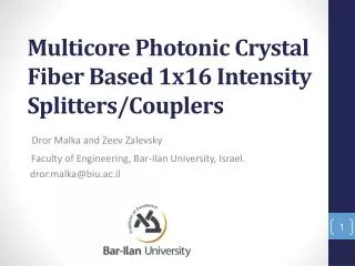 Multicore Photonic Crystal Fiber Based 1x16 Intensity Splitters/Couplers