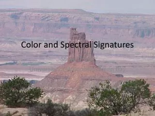 Color and Spectral Signatures