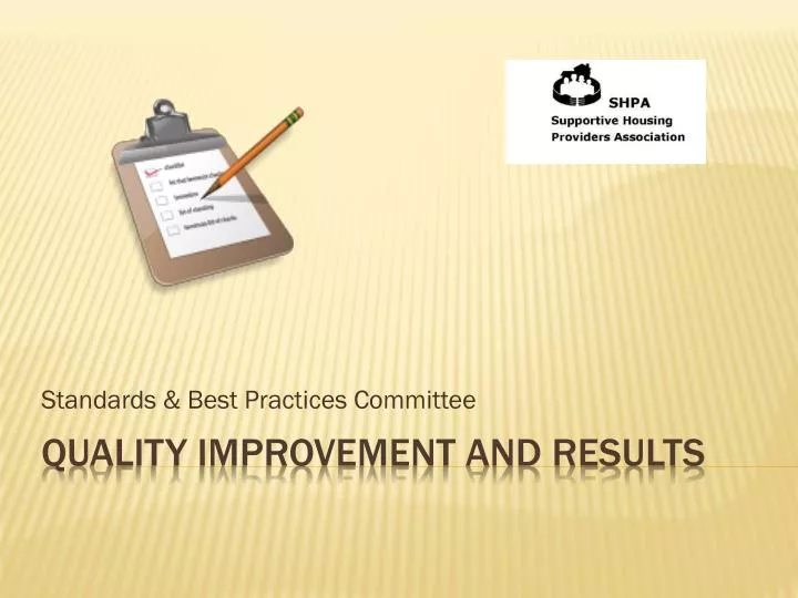 standards best practices committee