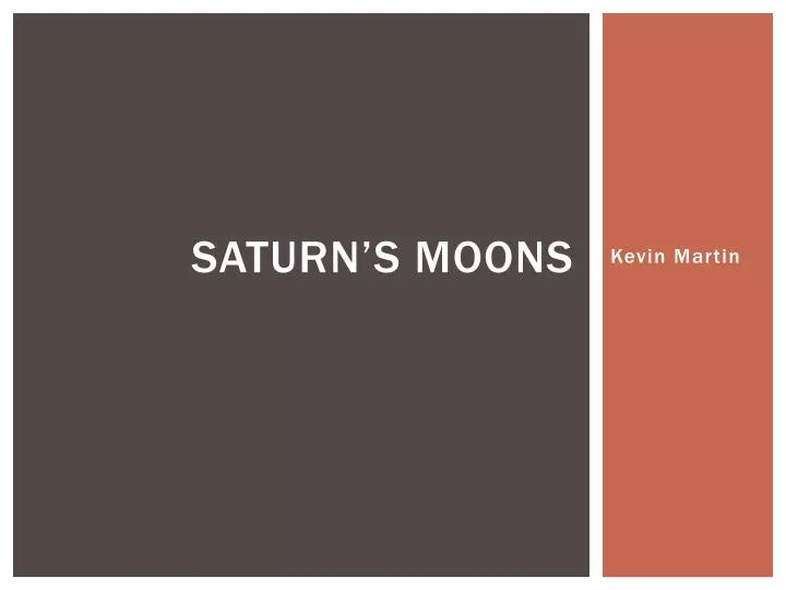 saturn s moons