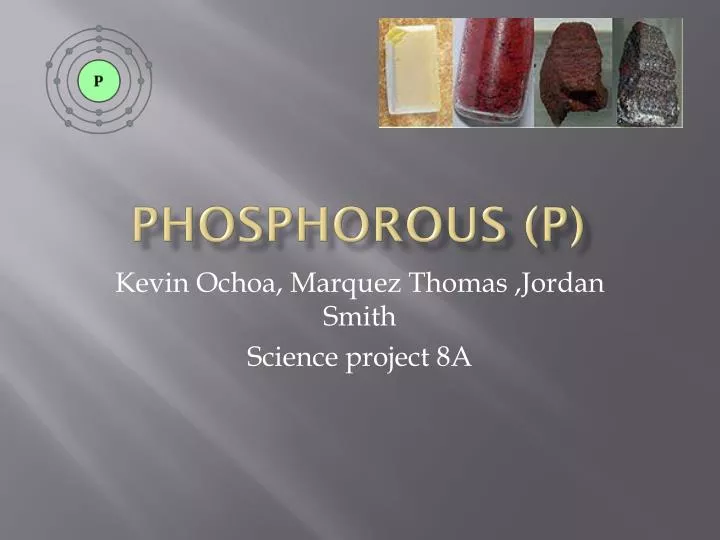 phosphorous p