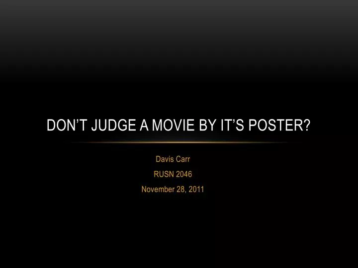 don t judge a movie by it s poster