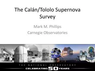 The Calán / Tololo Supernova Survey