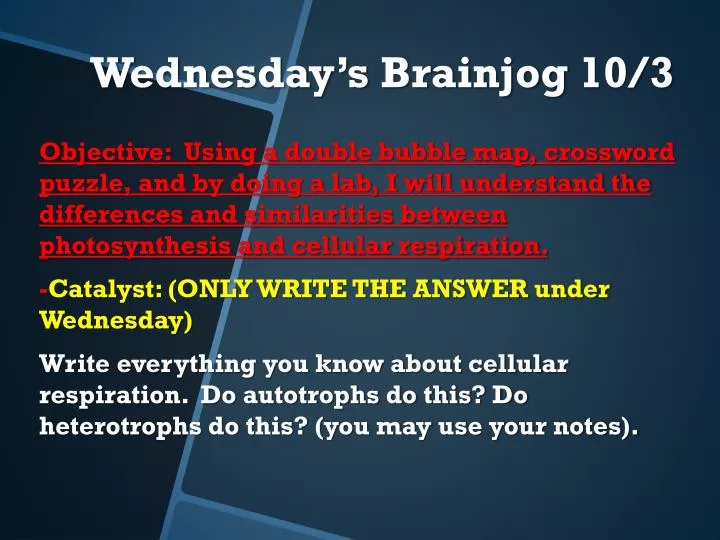 wednesday s brainjog 10 3