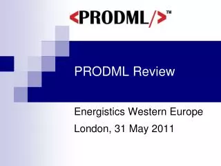 PRODML Review