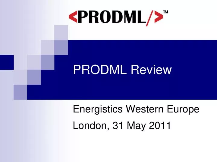 prodml review