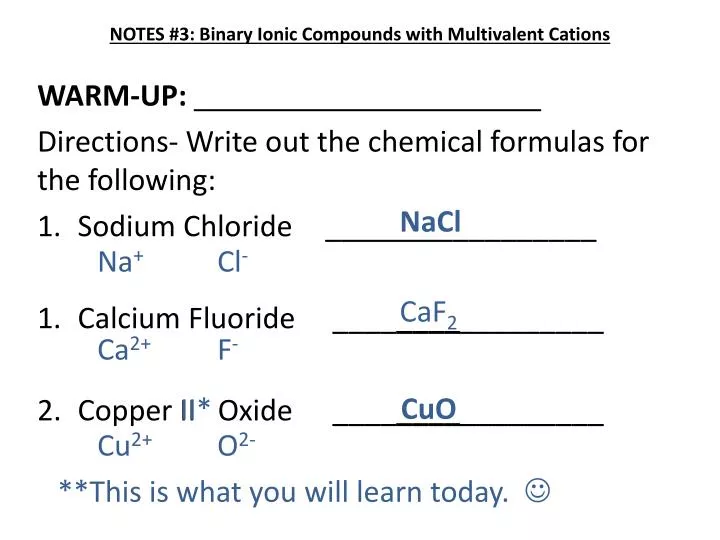 notes 3 binary ionic compounds with multivalent cations