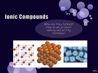 ionic compounds
