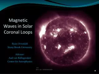 Magnetic Waves in Solar Coronal Loops