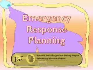 Emergency Response Planning