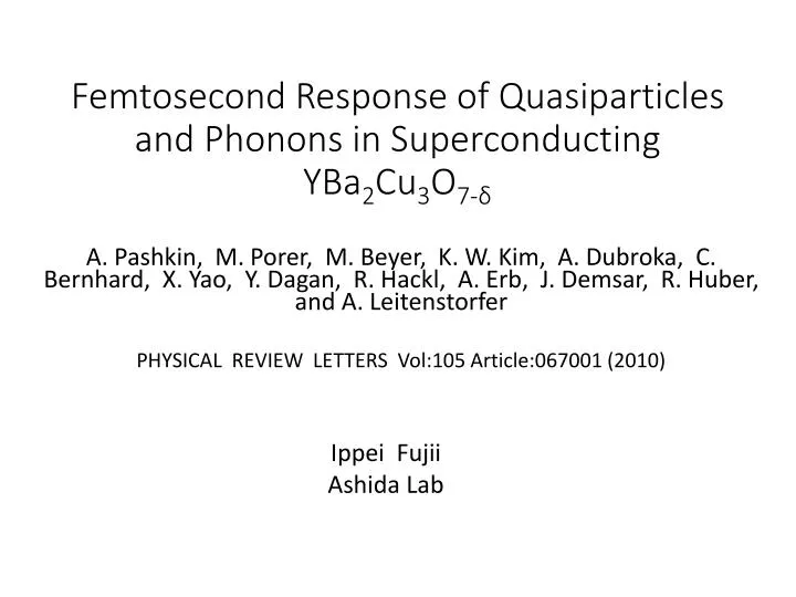 femtosecond response of quasiparticles and phonons in superconducting yba 2 cu 3 o 7