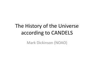The History of the Universe according to CANDELS