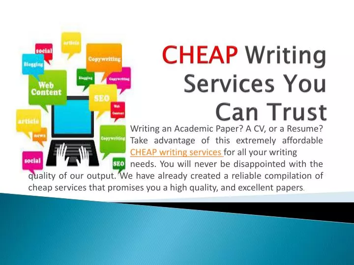 cheap writing services you can trust