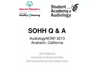 SOHH Q &amp; A