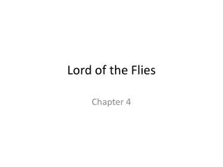 Lord of the Flies