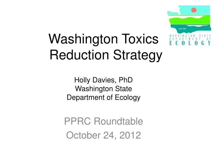 washington toxics reduction strategy