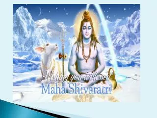 What is Maha Shivratri ?