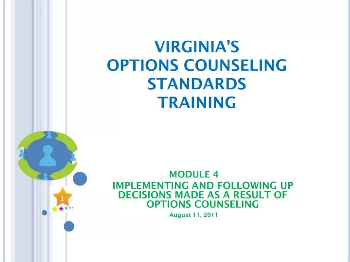 virginia s options counseling standards training