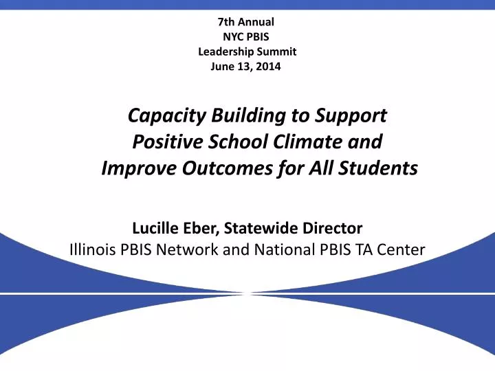 lucille eber statewide director illinois pbis network and national pbis ta center