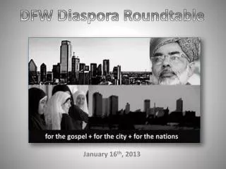 DFW Diaspora Roundtable