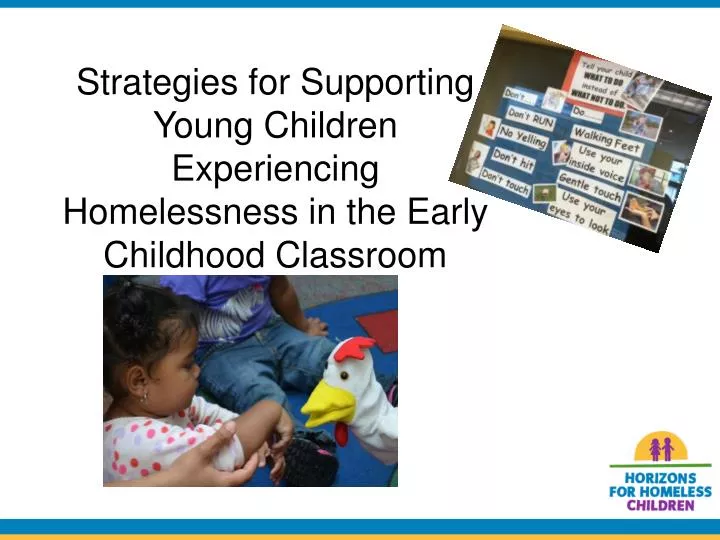 strategies for supporting young children experiencing homelessness in the early childhood classroom