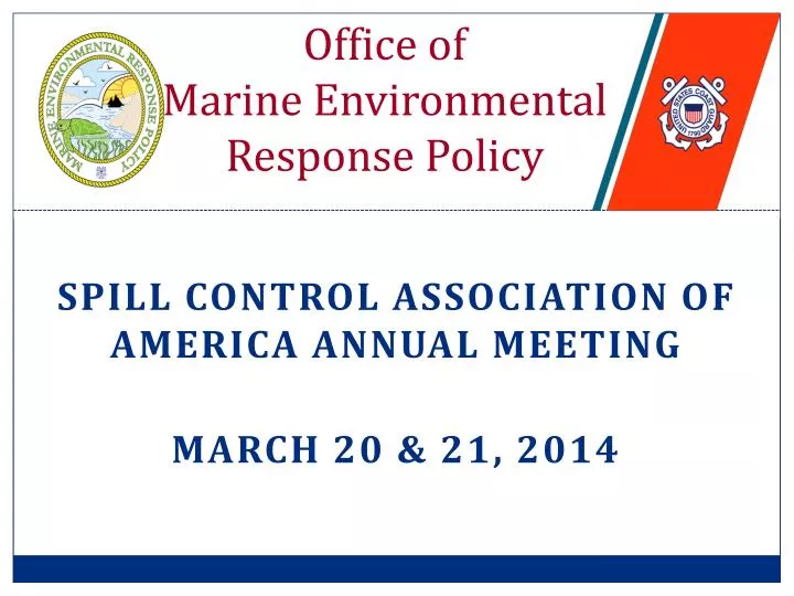 office of marine environmental response policy