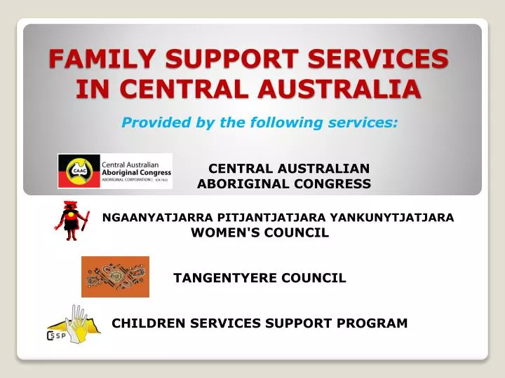 family support services in central australia