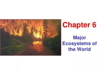 Major Ecosystems of the World