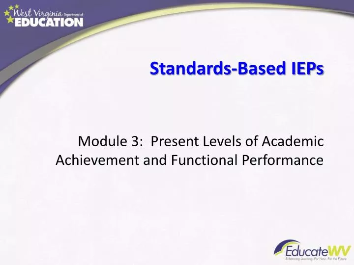 standards based ieps