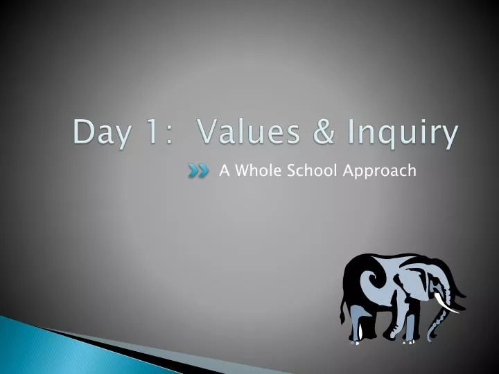 day 1 values inquiry