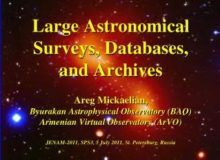 Astronomical Surveys