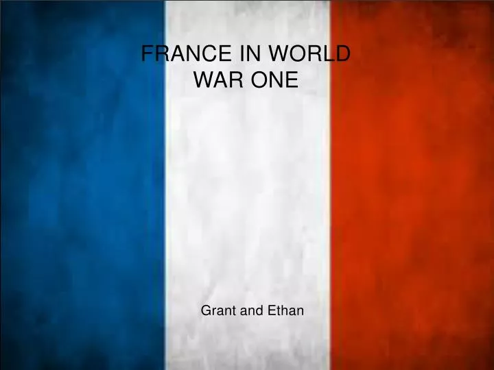 france in world war one