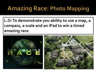 amazing race photo mapping