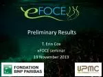 Monitoring Seagrass Ecosystems: Insights from the eFOCE Project (2013) - slide 1