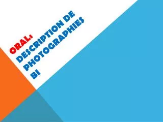 oral description de photographies bi
