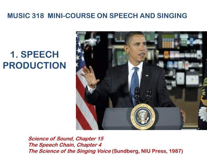 1 speech production