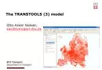 The TRANSTOOLS (3 ) model - slide 1