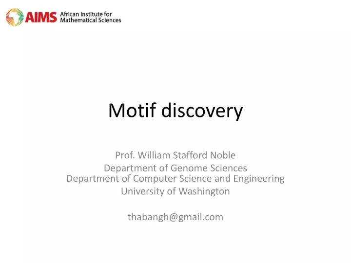 motif discovery