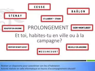 prolongement