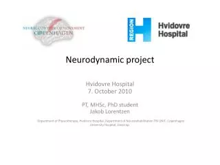 Neurodynamic project