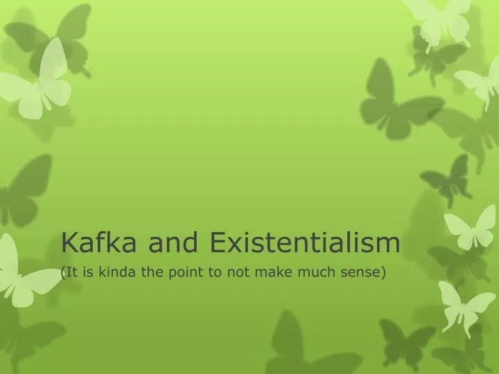 kafka and existentialism