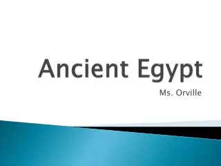 Ancient Egypt