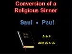 Saul - Paul - slide 1