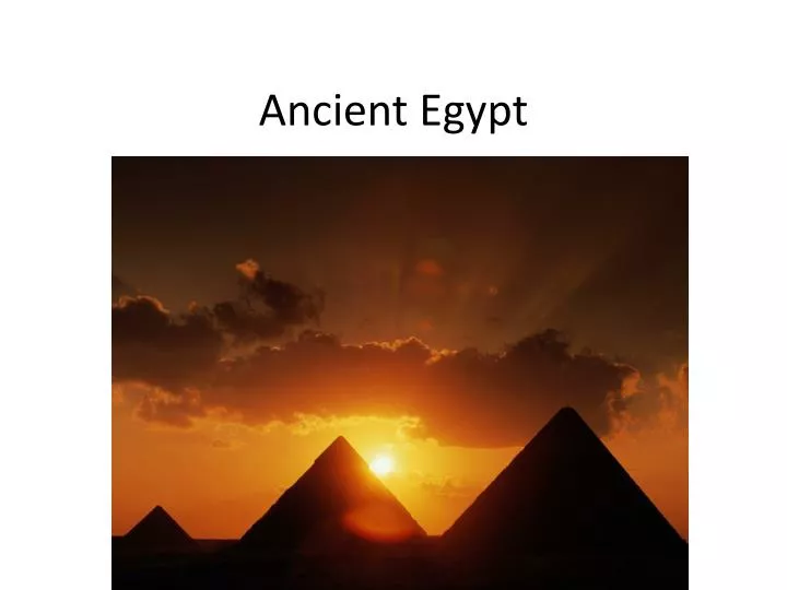 ancient egypt