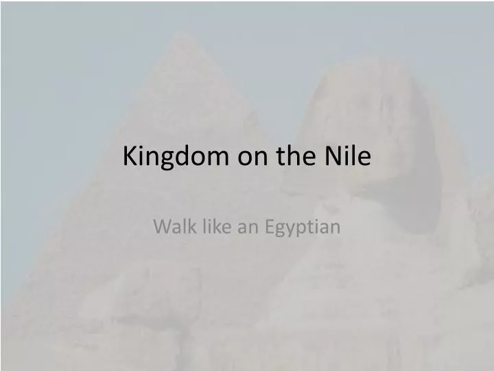 kingdom on the nile