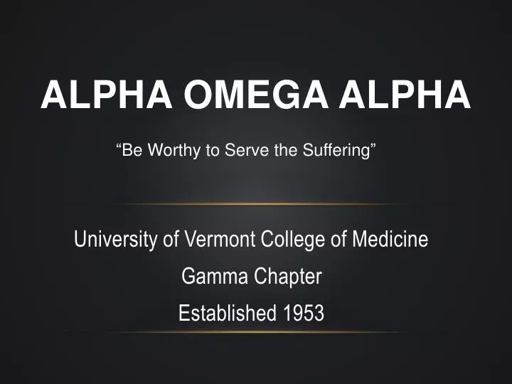 alpha omega alpha